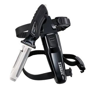 The Dive Shack - TUSA, FK-920, FK920, X-Pert, Xpert, Blunt, knife, sheath, strap